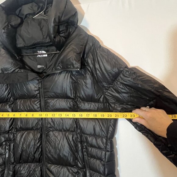 The North Face Acropolis Full Zip Parka Winter Coat Black Size Large Down Jacket - Picture 9 of 16
